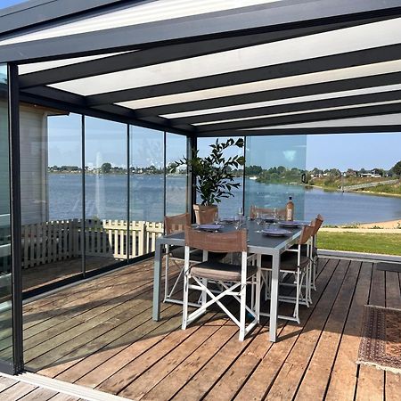 Luxe Chalet Direct Aan Het Water Met Strand Lith Esterno foto