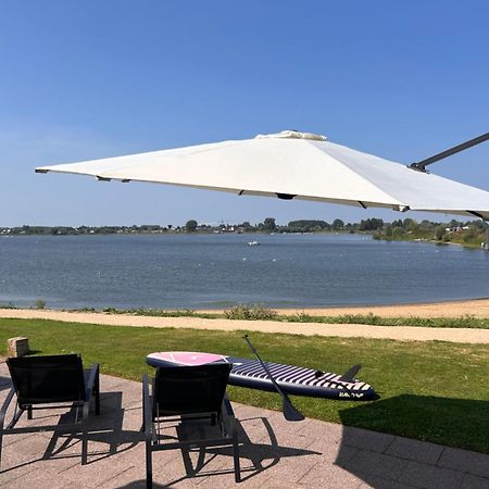 Luxe Chalet Direct Aan Het Water Met Strand Lith Esterno foto